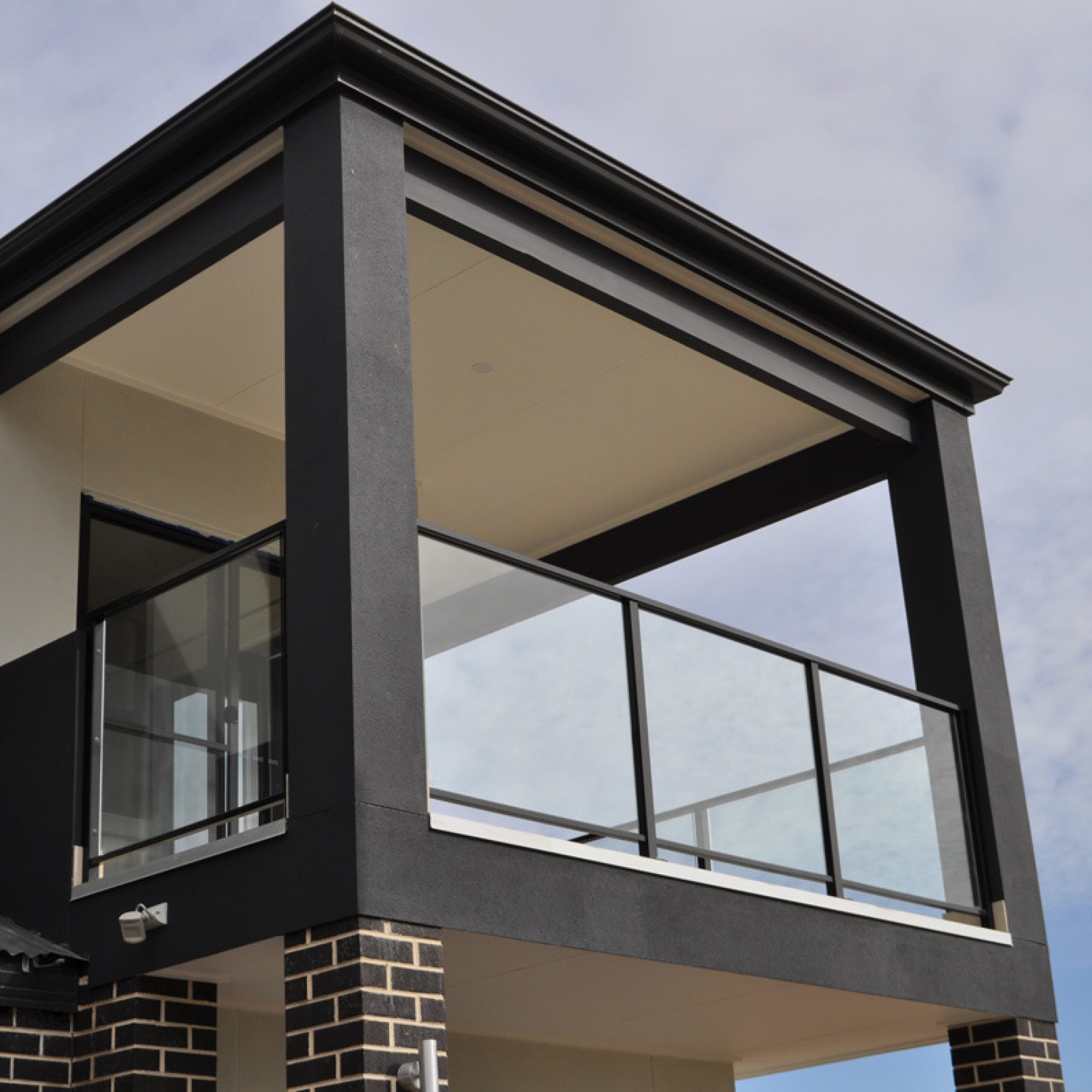 aluminium glass balustrade