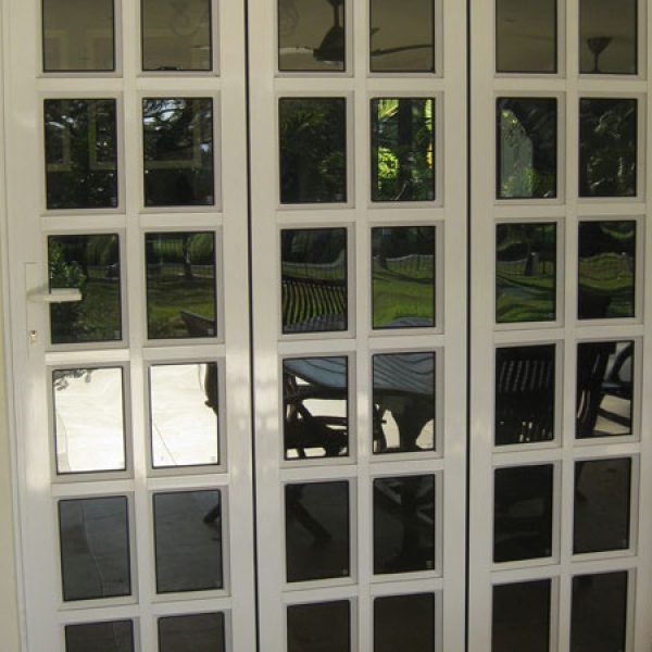 cottage pane stack doors