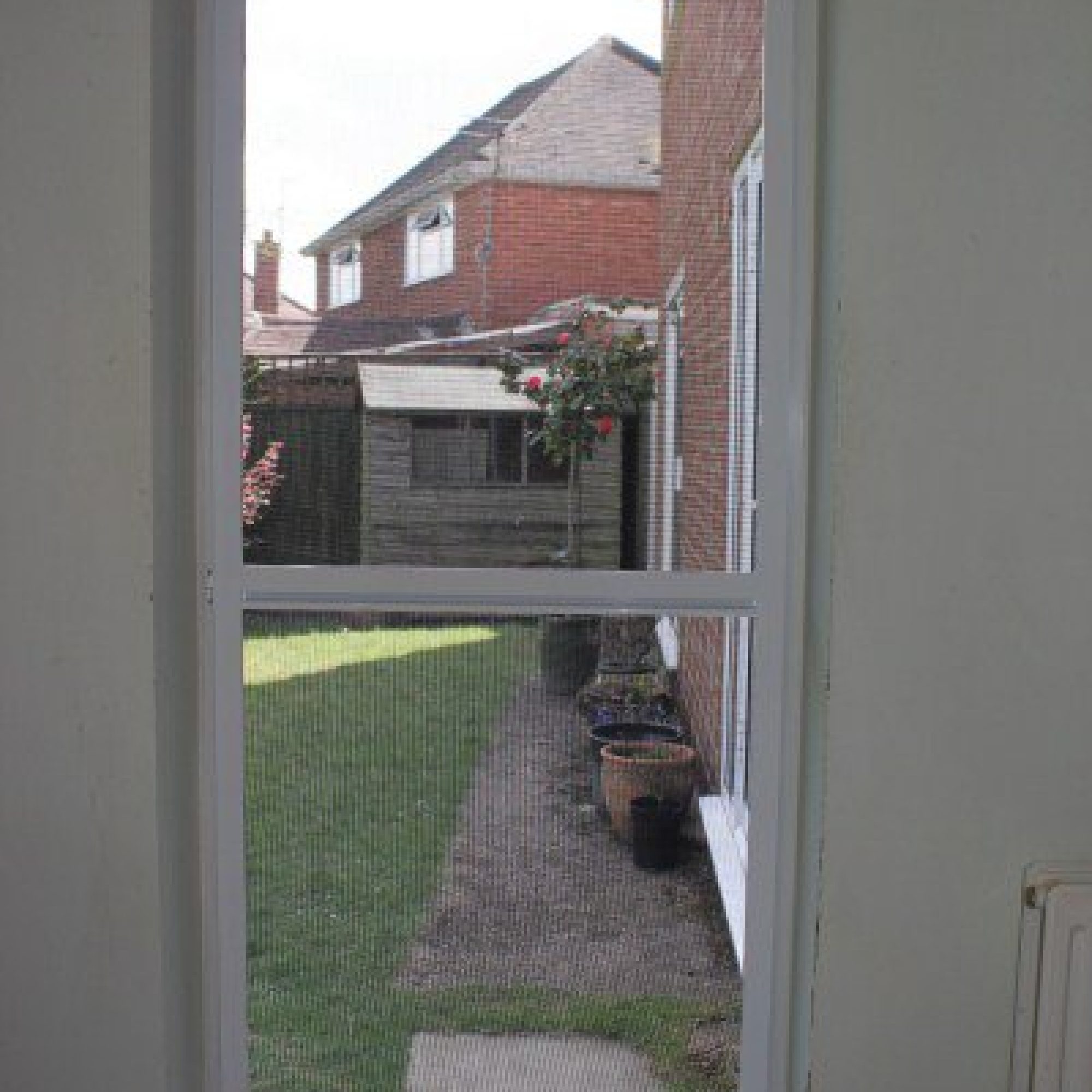 single door flyscreen
